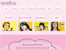 Tablet Screenshot of beautyjustaroundthecorner.com